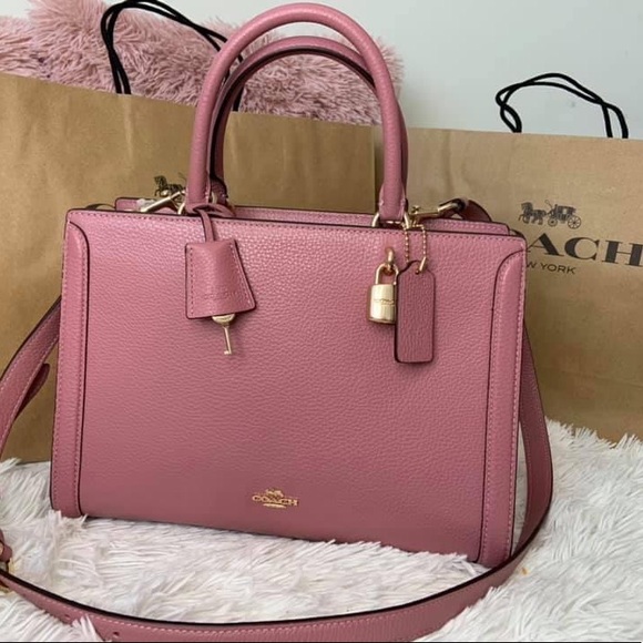 COACH PURSE WITH LOCK AND KEY - Picture 5 of 13